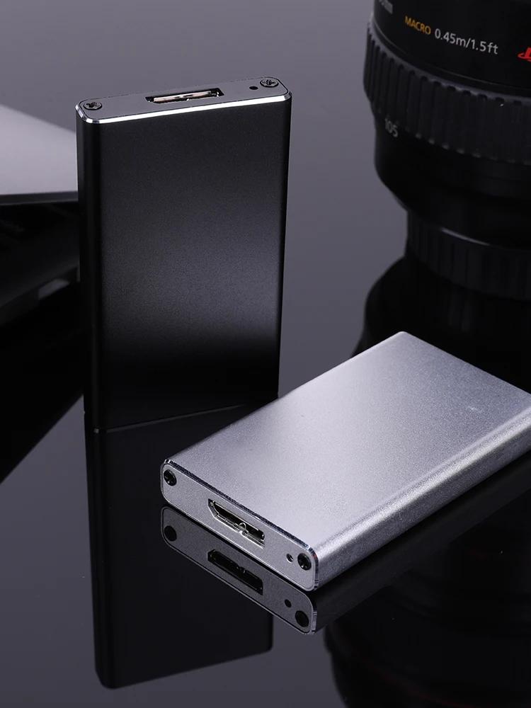 MSATA USB 3.0 ϵ ̺ ̽ SSD Ŭ  ̽,  UASP SSD Ŭ, 30x25/30x50 MSATA SSD ϵ ũ 6Gbps